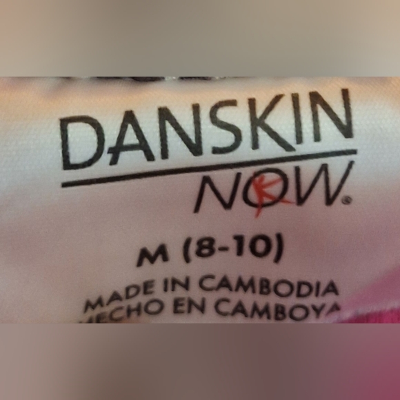 DANSKIN NOW Pink and Gray Athletic Shorts - Picture 5 of 6